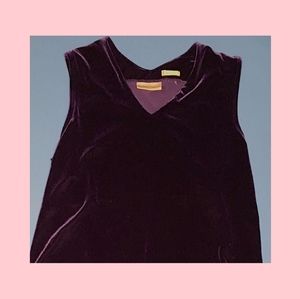 Purple sleeveless top